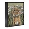 Stupell Industries Rabbit in Poppy Garden Framed Giclee Design by Sara G. Designs